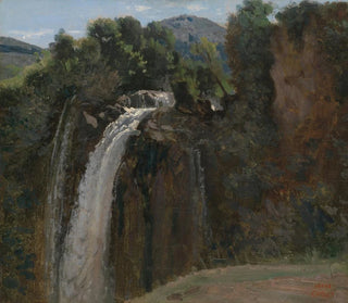 vattenfallet i Terni - Jean-Baptiste-Camille Corot — vy av konstverket