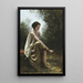 Eurydice sårad - Jean-Baptiste-Camille Corot — inramlat konstverk på väggen