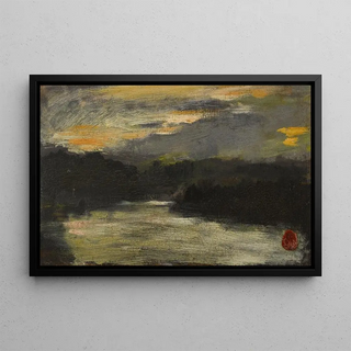 JeanBaptiste Carpeaux - Effet de ciel sur une rivire.webp