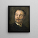 Portrait du vicomte Simon de Montfort 1841-1898 beau-frère de Carpeaux - Jean-Baptiste Carpeaux — inramlat konstverk på väggen