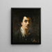 Portrait av skulptören Alexandre Falguière - Jean-Baptiste Carpeaux — inramlat konstverk på väggen
