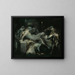 Scen d'accouchement - Jean-Baptiste Carpeaux — inramlat konstverk på väggen
