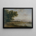 Les Tuileries och Pont Royal sett från Cours-la-Reine - Jean-Baptiste François Genillion — inramlat konstverk på väggen