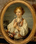 en ung herde som försöker kasta lott för att ta reda på om han är älskad av sin herdeinna - Jean-Baptiste Greuze — vy av konstverket