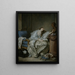 Le tendre ressouvenir Tender memory - Jean-Baptiste Greuze — inramlat konstverk på väggen