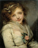 Porträtt av ung flicka - Jean-Baptiste Greuze — vy av konstverket