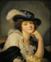 en kvinnas porträtt - Jean-Baptiste Greuze — vy av konstverket