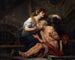 La Charité romaine - Jean-Baptiste Greuze — vy av konstverket
