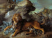 Le Lion et la Mouche - Jean-Baptiste Oudry — vy av konstverket
