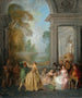 Dansare i ett paviljong - Jean-Baptiste Pater — vy av konstverket