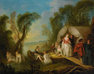 JeanBaptiste Pater - Fte Galante La Barque De Plaisir.webp