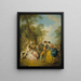 La Danse, The Dance - Jean-Baptiste Pater — inramlat konstverk på väggen