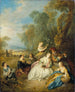 Le concert amoureux, The Amorous Concert - Jean-Baptiste Pater — vy av konstverket