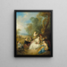 Le concert amoureux, The Amorous Concert - Jean-Baptiste Pater — inramlat konstverk på väggen