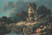 La vieille tour, paysage pastoral - Jean-Baptiste Pillement — vy av konstverket
