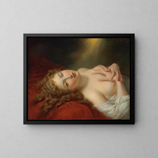 Dana - Jean-Baptiste Regnault — inramlat konstverk på väggen