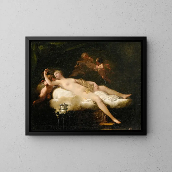 Psyche - Jean-Baptiste Regnault — inramlat konstverk på väggen