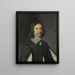 en man, möjligen Philippe de la Trémolle, greve av Olonne - Jean-Baptiste de Champaigne — inramlat konstverk på väggen