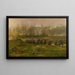 Allant au feu, ett fragment av panoramat av slaget vid Champigny - Jean-Baptiste Édouard Detaille — inramlat konstverk på väggen