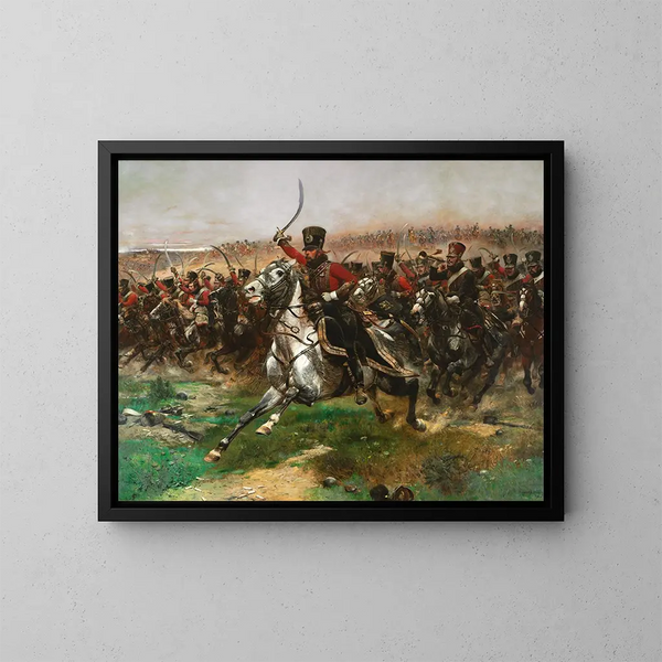 Vive l'Empereur - Jean-Baptiste Édouard Detaille — inramlat konstverk på väggen