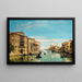 Le Grand Canal Venise - Jean-Baptiste van Moer — inramlat konstverk på väggen