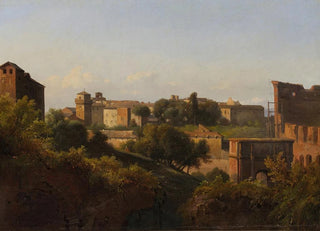 JeanCharles Joseph Rmond - View of the Colosseum and the Arch of Constantine from the Palatine.webp