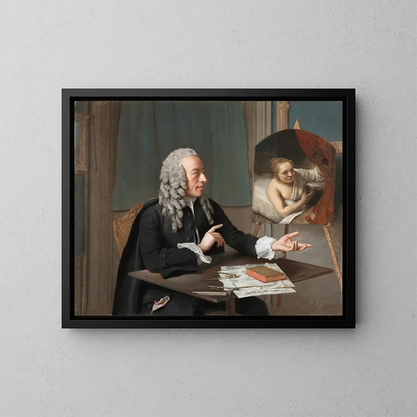 François Tronchin - Jean-Étienne Liotard — inramlat konstverk på väggen