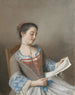 The Artist's Niece Marianne Lavergne Känd som La Liseuse - Jean-Étienne Liotard — vy av konstverket