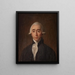 Porträtt av Jean Sylvain Bailly 1736-1793 Borgmästare i Paris - Jean-François Garneray — inramlat konstverk på väggen