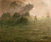 En storm under skörden - Jean-François Millet — vy av konstverket