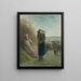 Le Passage des oies sauvages - Jean-François Millet — inramlat konstverk på väggen