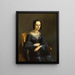 Madame Valmont - Jean-François Millet — inramlat konstverk på väggen