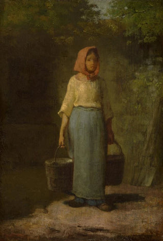 JeanFranois Millet - Peasant Girl Returning From The Well.webp