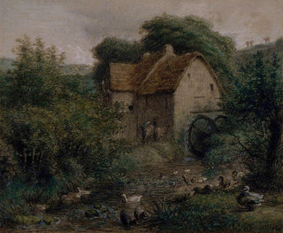 Le Vieux Moulin - Jean-François Millet — vy av konstverket