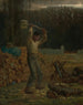 Le Bûcheron - Jean-François Millet — vy av konstverket