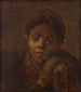 Tête de paysanne étude - Jean-François Millet — vy av konstverket