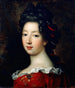 Louise Françoise de Bourbon mademoiselle de Nantes - Jean-François de Troy — vy av konstverket