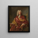 Portrait av en man - Jean-François de Troy — inramlat konstverk på väggen
