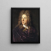 porträtt av miniaturmålare Jacques-Antoine Arlaud - Jean-François de Troy — inramlat konstverk på väggen