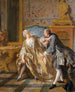 La Jarretière - Jean-François de Troy — vy av konstverket