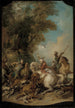 La Chasse au lion - Jean-François de Troy — vy av konstverket