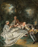 La Fête de lecture - Jean-François de Troy — vy av konstverket