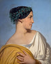 Tête de femme - Jean-Hippolyte Flandrin — vy av konstverket