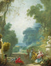 Ett spel av varma skal - Jean-Honoré Fragonard — vy av konstverket