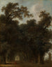 En skuggad avenue - Jean-Honoré Fragonard — vy av konstverket