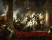 Coresus som offrar sig för att rädda Callirhoe - Jean-Honoré Fragonard — vy av konstverket