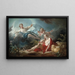 Diane och Endymion - Jean-Honoré Fragonard — inramlat konstverk på väggen