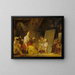 Dites donc, s'il vous plaît - Jean-Honoré Fragonard — inramlat konstverk på väggen