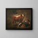 ett inomhusbord - Jean-Honoré Fragonard — inramlat konstverk på väggen