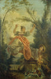La Bascule - Jean-Honoré Fragonard — vy av konstverket